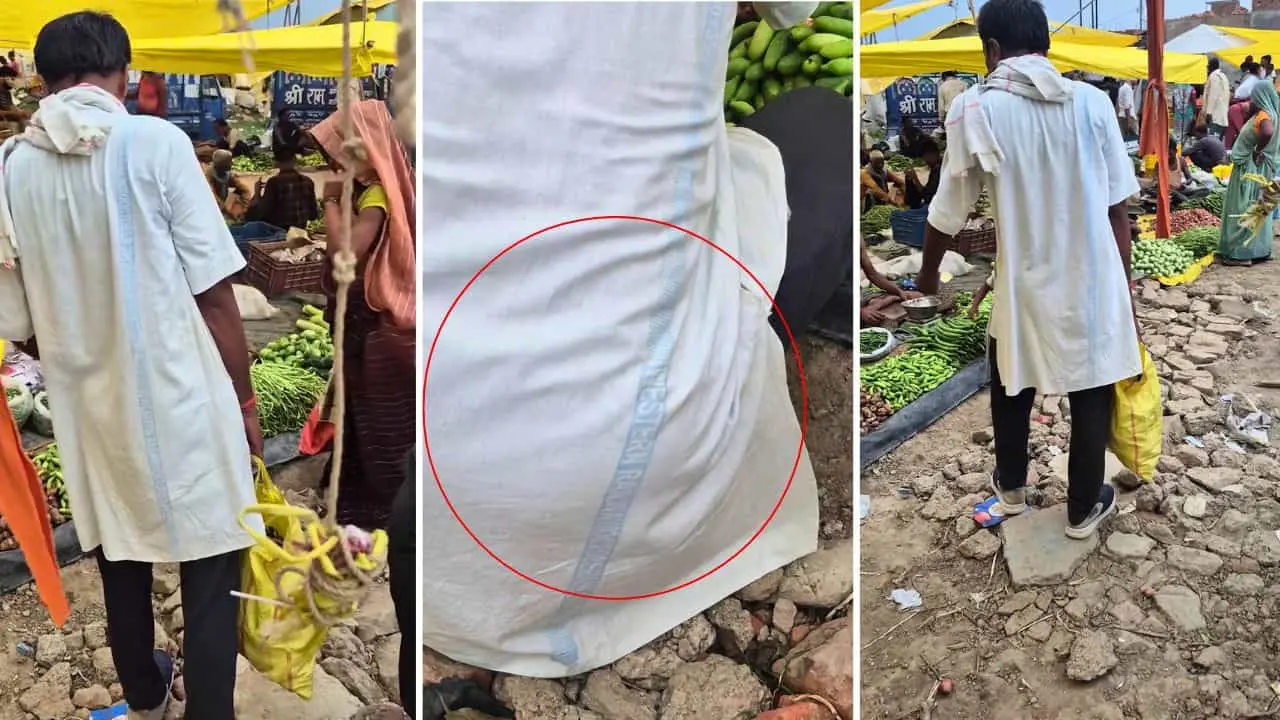 Viral Video: रेलवे की चादर से सिलवाया कुर्ता पहनकर बाजार पहुंचे शख्स, वीडियो देख लोग रह गए हैरान